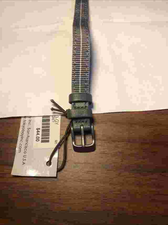 Vintage TOKYObay Watch Silver Tone & Grey Thin Band Design