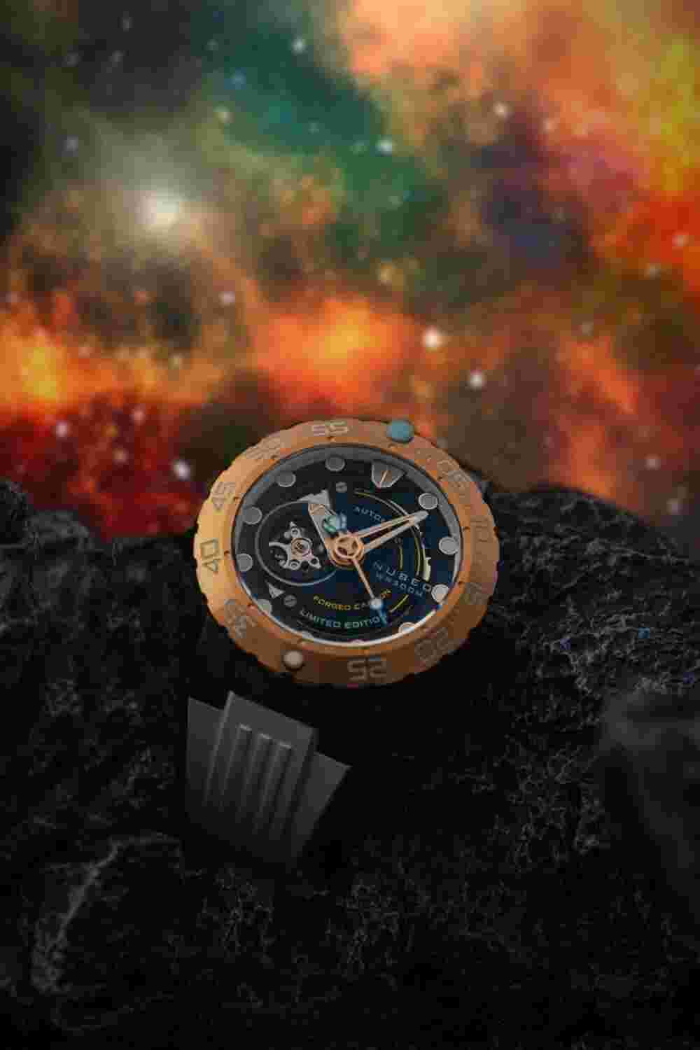 Nubeo Opportunity Carbon Fiber 48mm Japanese Automatic Wristwatch NB-6085-06