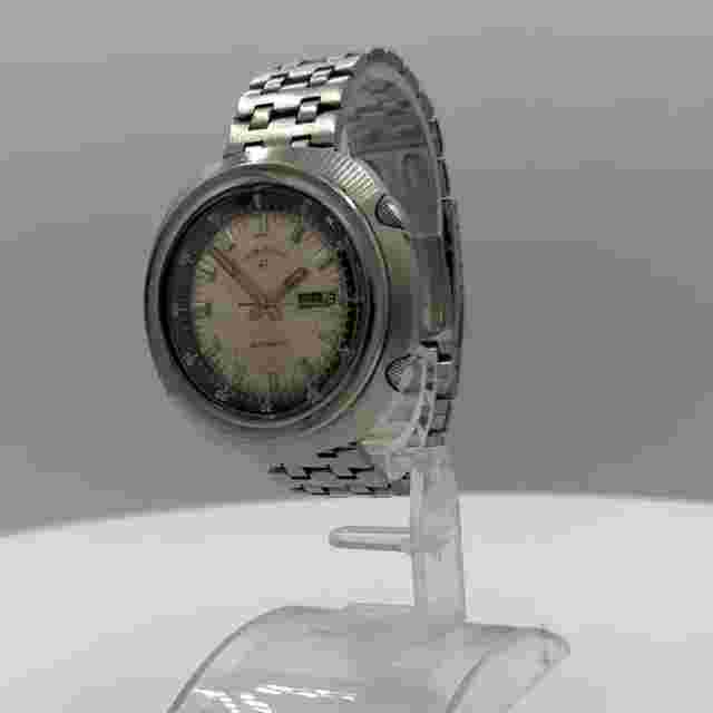 Vintage 43mm Lord Elgin 1501 Compressor Men's Automatic Wristwatch 347 Steel