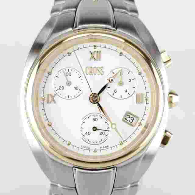 Cross Gent's Watch Chronograph Date 37mm White GW20D (PB1026389)