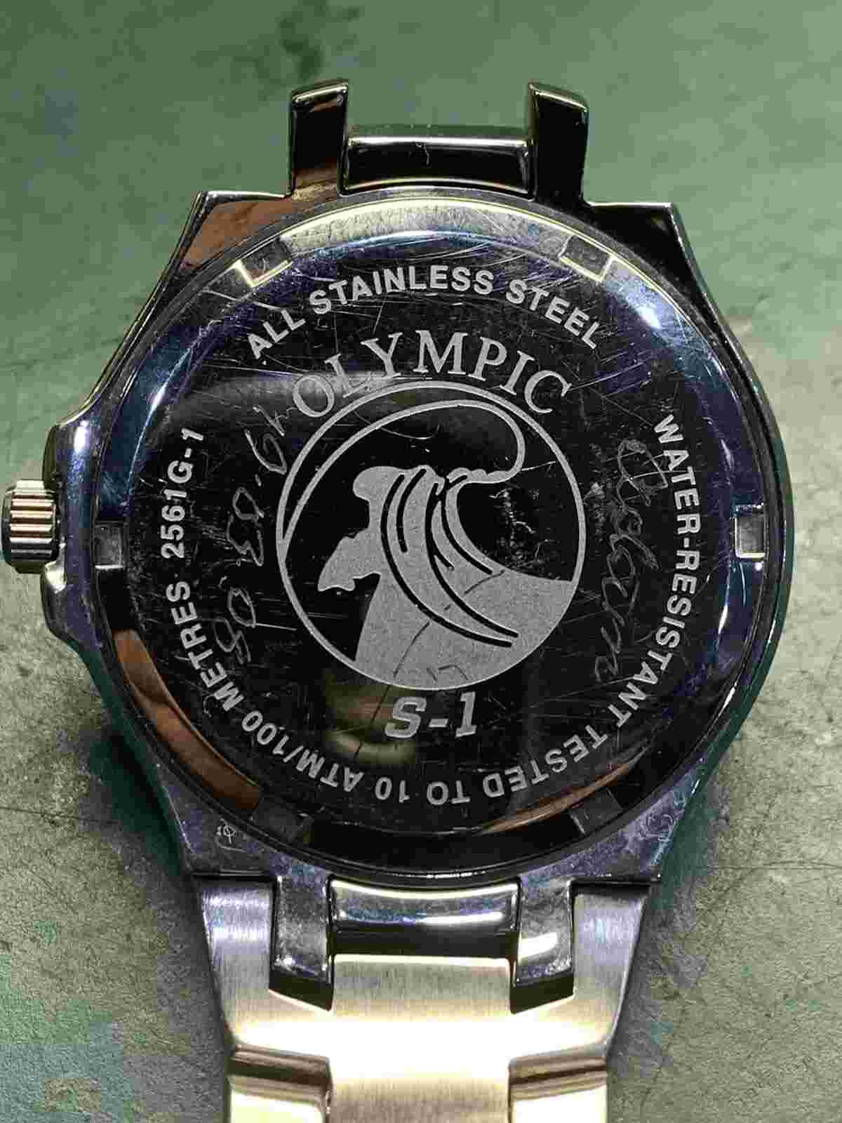 Olympic Men’s S1 Stainless Steel 100 Metre Men’s Watch