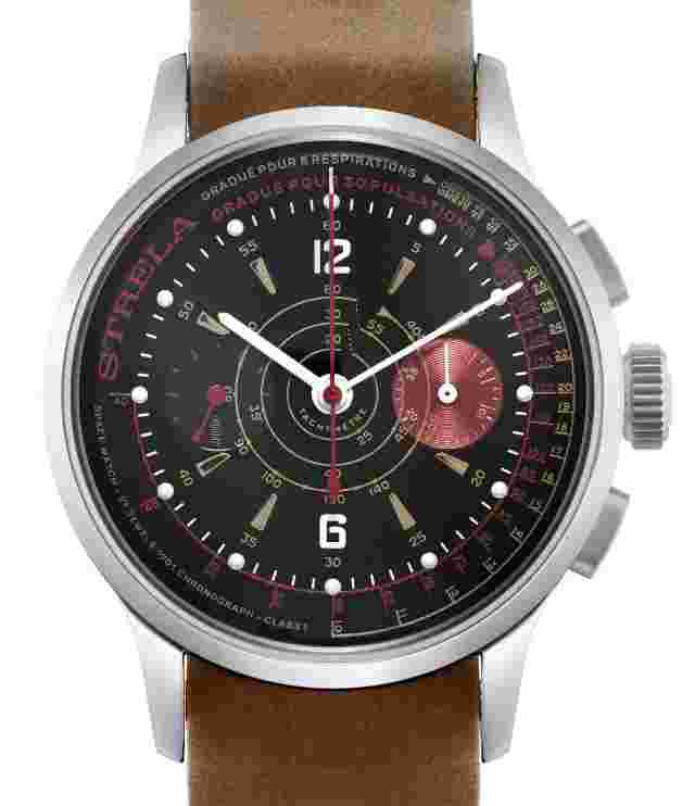 Strela Medical Chronograph Pulsometer Manual Winding Medical Doctor Watch ST1901