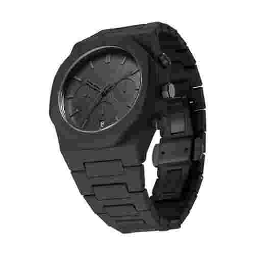 D1 Milano Watch Men's PHBJSH Polychrono Shadow 40.5mm All Black