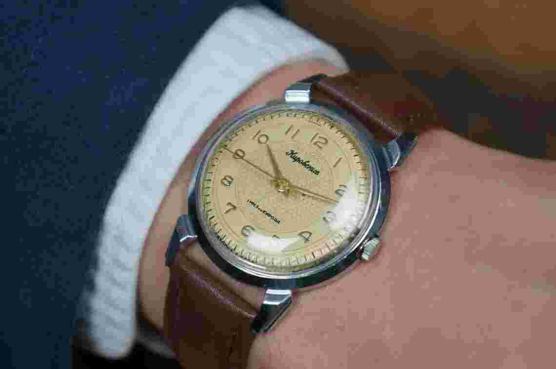 Kirovskie watch, USSR watch, 1 MChZ, 1950s. Mens vintage watch, Retro watch