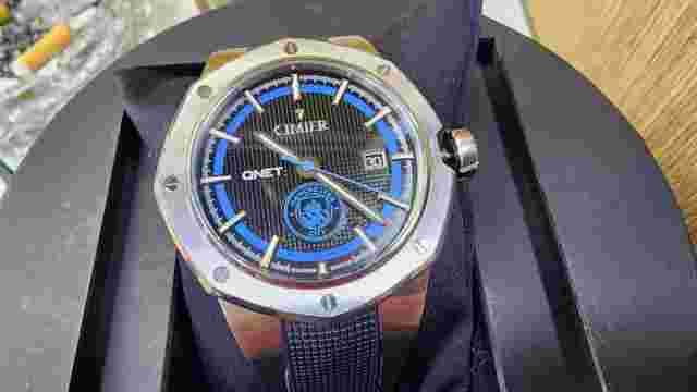 Cimier Qnet Manchester United Automatic Steel Limited Mens Watch Box & Papers