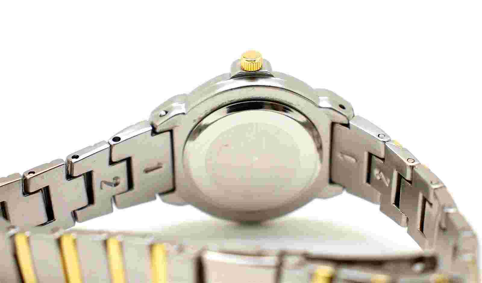 Calvin Hill Silver Gold Tone Chronograph Women's Watch NEEDS Battery