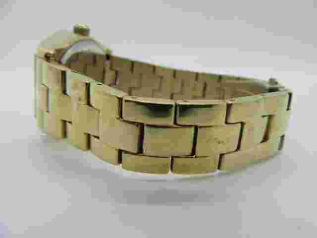 Liz Claiborne New York Gold Plated Stainless Steel Wrist Watch Womens