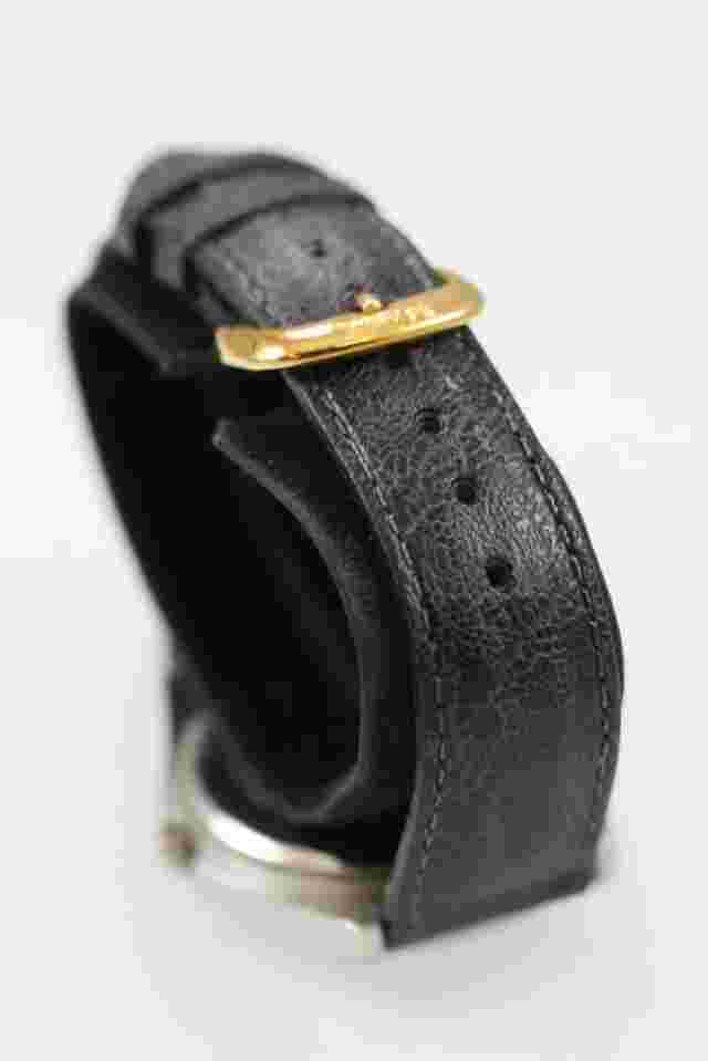 Field & Stream Men Watch Stainless Steel 50m Gray Leather Date Batt White Quartz