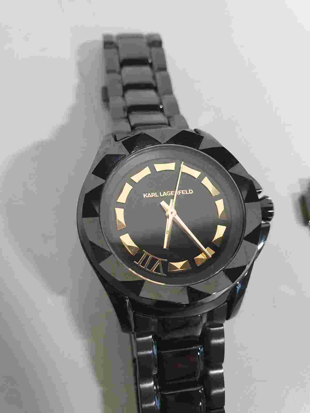 NEW KARL LAGERFELD KL1006 WATER RESISTANT 10 ATM S/S QUARTZ WOMEN'S WATCH