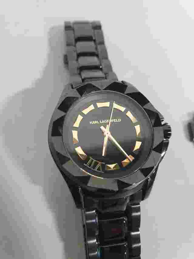 NEW KARL LAGERFELD KL1006 WATER RESISTANT 10 ATM S/S QUARTZ WOMEN'S WATCH