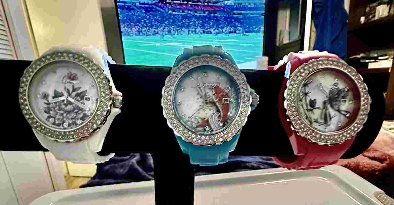 Ed Hardy Women’s Watches Set Of 3 Kills Love Slowly Need Batteries - 010