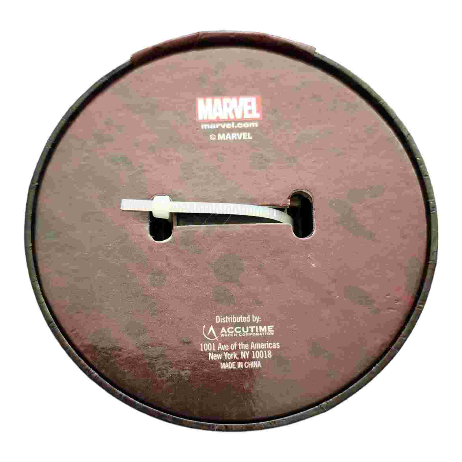MARVEL Deadpool Adult Analog Watch Red/Black Silicone Wristband w/Case (Read)