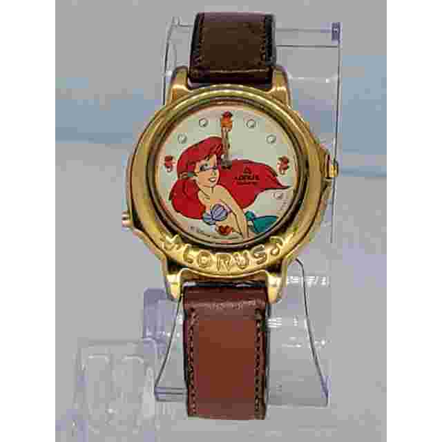 Disney Lorus LIttle Mermaid Watch Women 31mm Musical Red Band