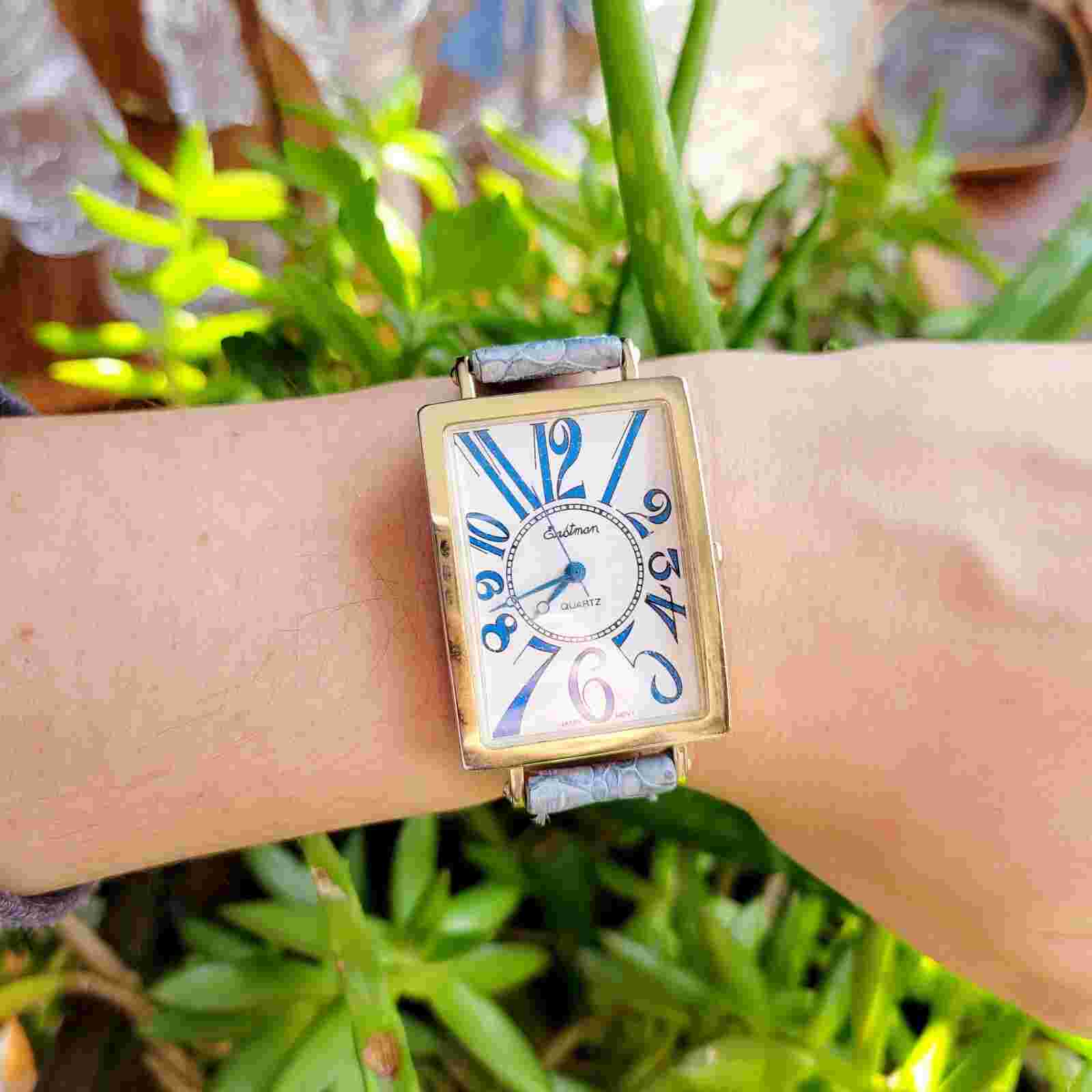 Vintage Eastman Leather Quartz Watch