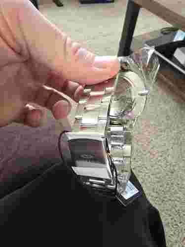 Oniss Paris MECA Men’s Watch Blue Dial Large Face Day/Date ON2233-MBU