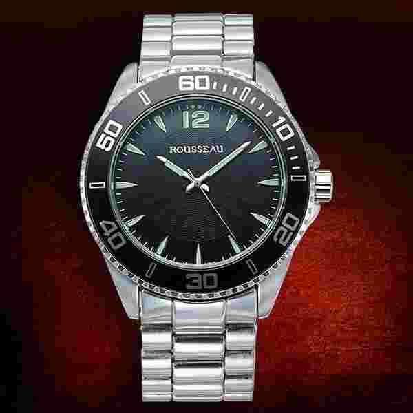 Rousseau Suter Men's Watch - Choice of Black or White
