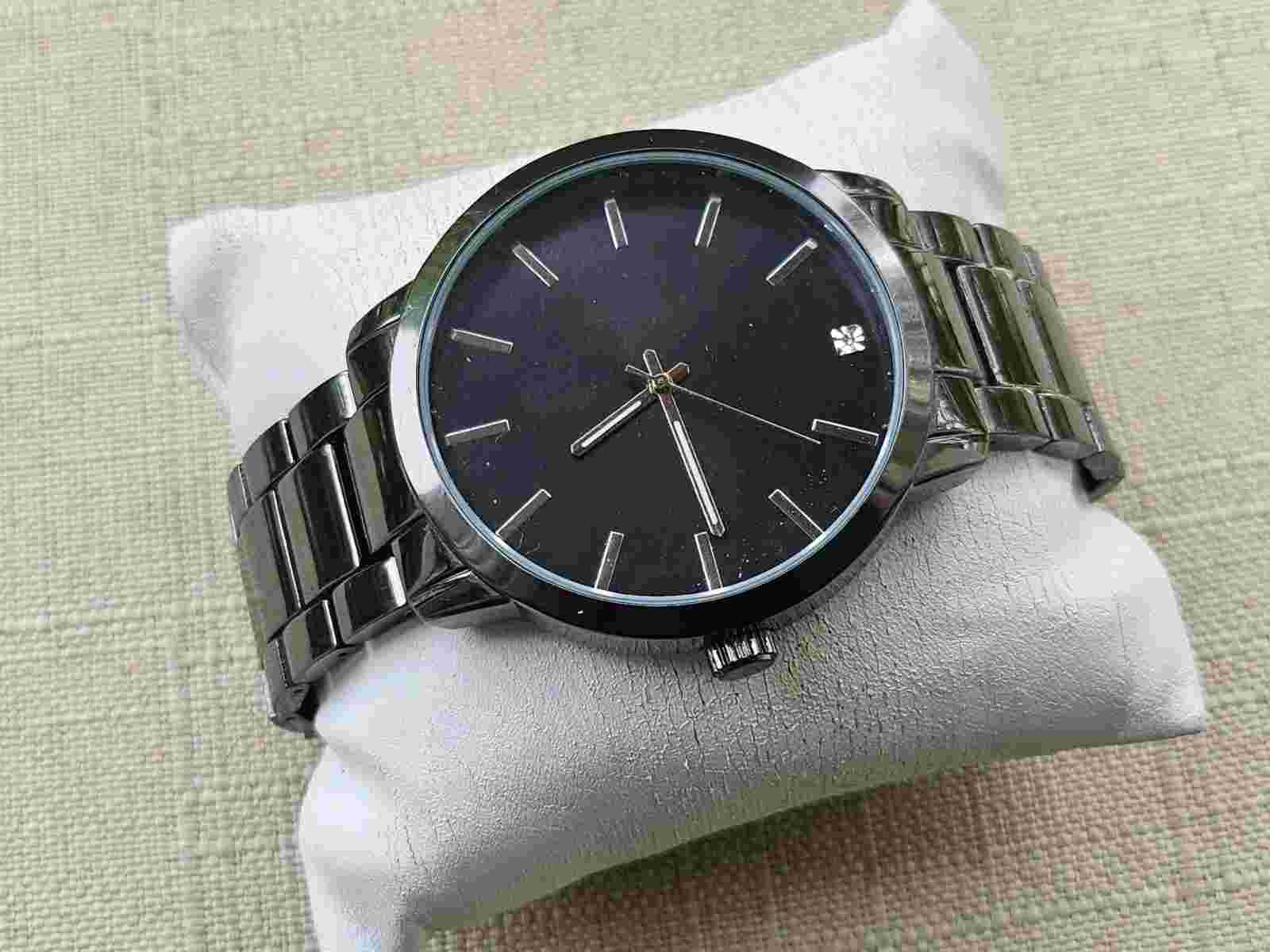 FMD Men Wristwatch Black Tone Quartz Analog Wrist Watch