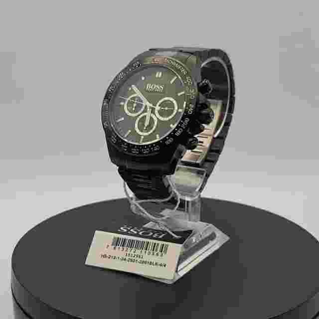 NEW GENUINE BOSS 1512961 STAINLESS STEEL IKON BLACK MEN'S WATCH UK