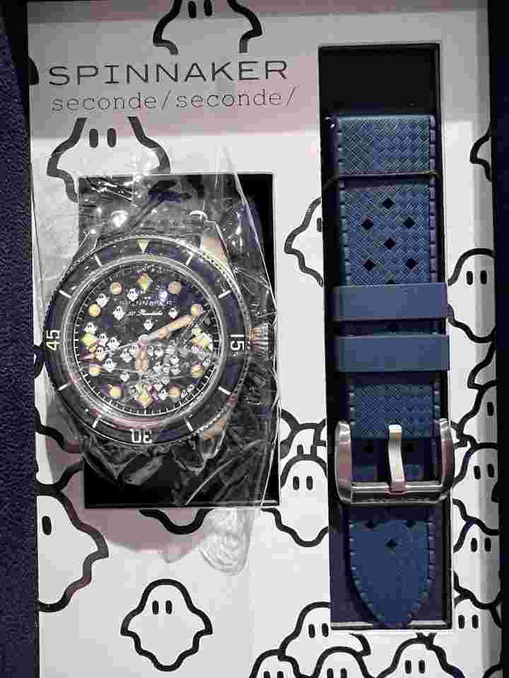 Spinnaker Fifty 50 Phantoms Blue  Fleuss Blancpain 1 of 2294 - Seconde/Seconde/