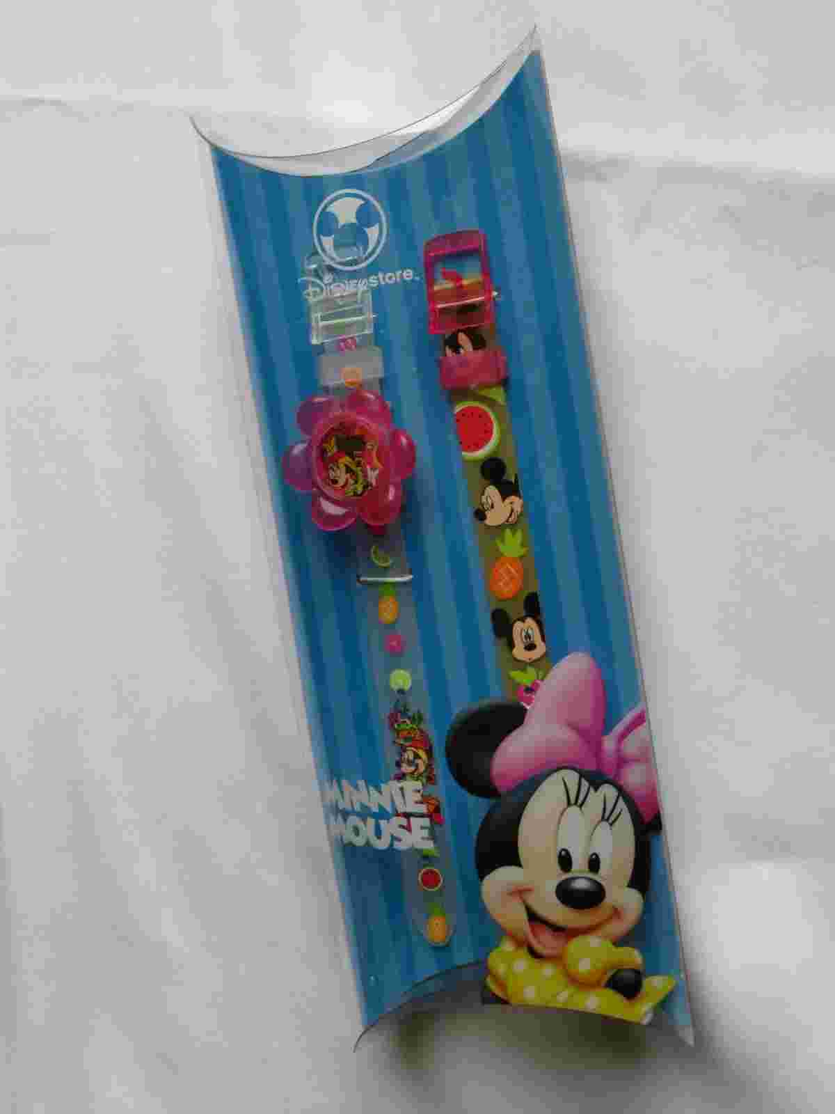 Walt Disney MINNIE MOUSE Watch NEW Old Stock wt Changeable Bands (w136)