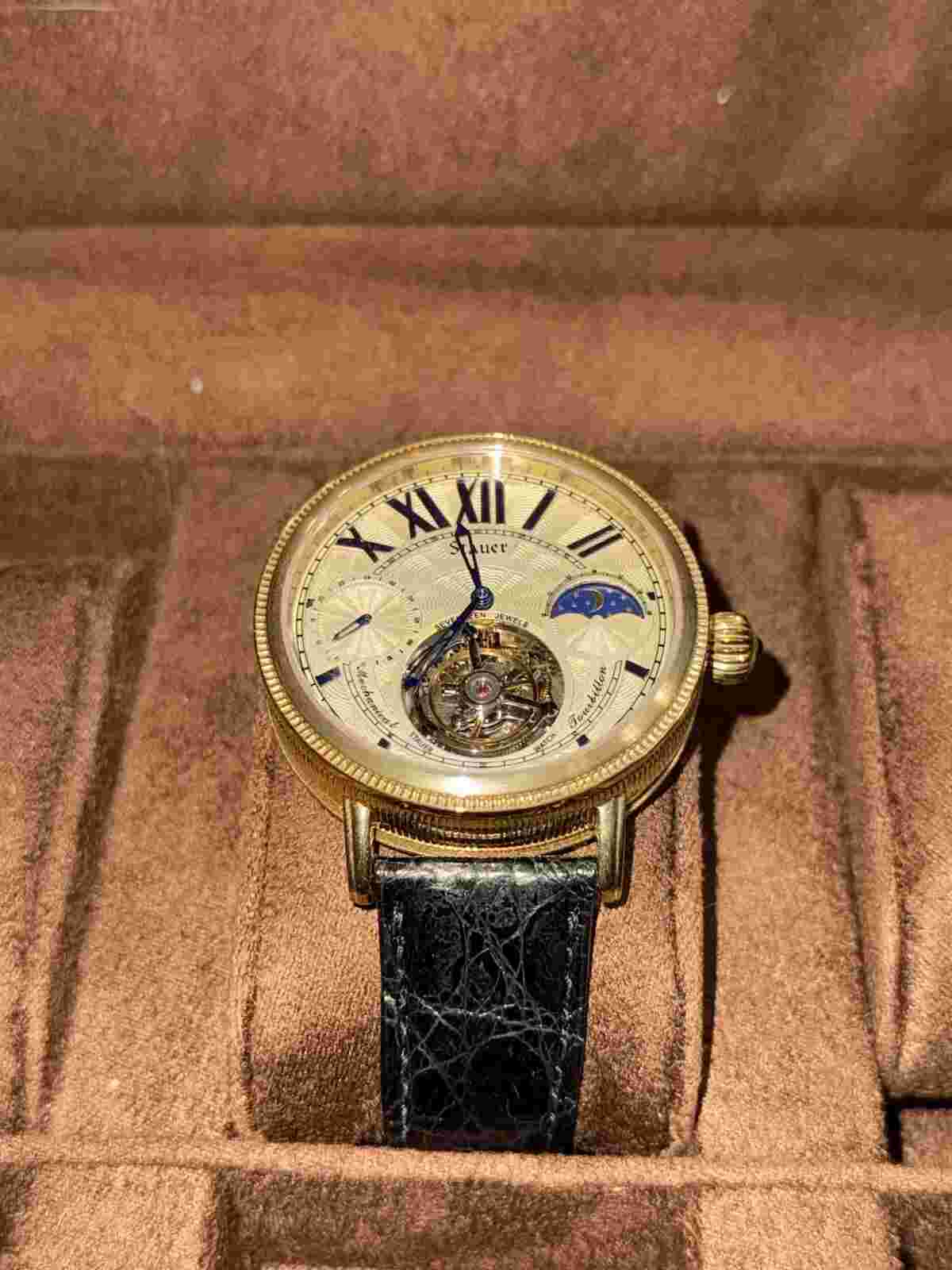 Stauer 17 Jewels Manual Wind Real Tourbillon Watch