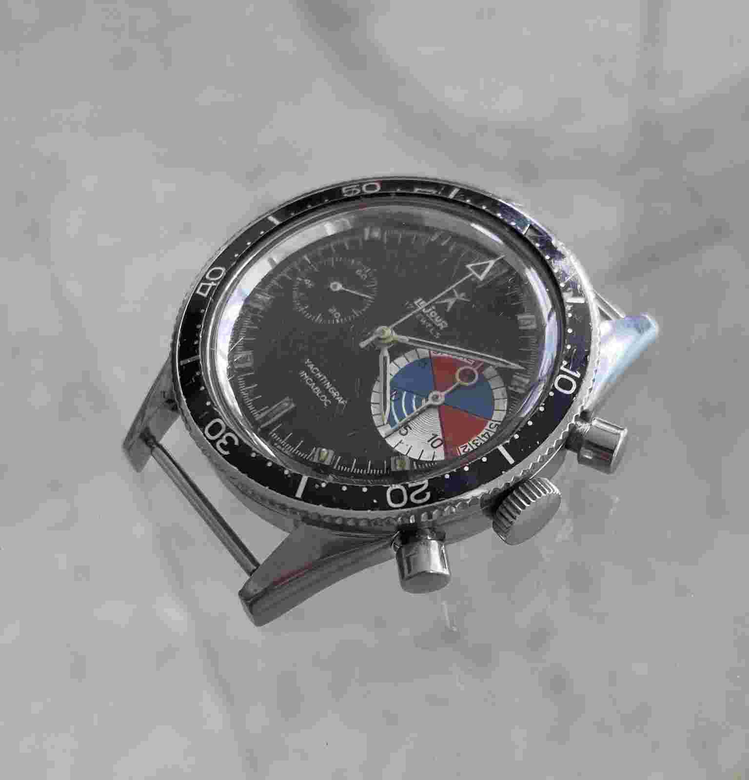 1st Edition Yachtingraf Chronograph Regatta Vintage Valjoux Fully Serviced!