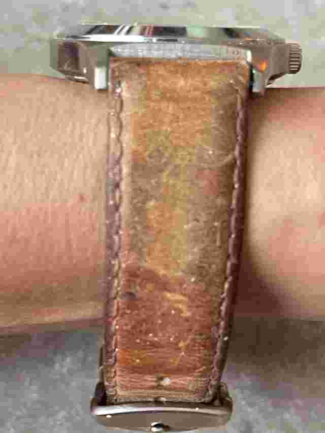 Ben Sherman - Mens Silver Dial Brown Strap Watch S571 Vintage Leather Strap 963