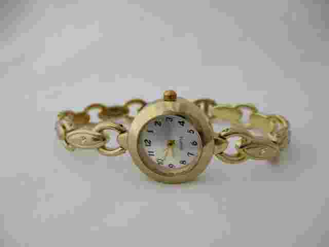 Haband Women's Gold Toned Fashion Watch Bracelet Band