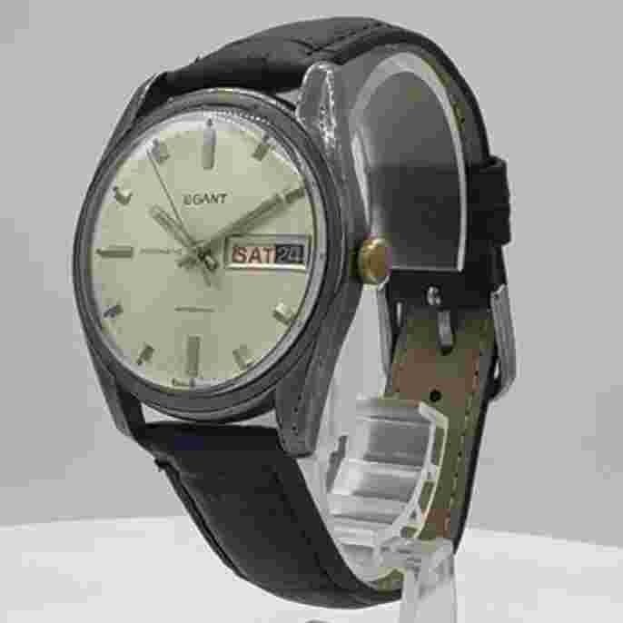 Vintage LeGant 3-3622 Day Date Men's Automatic Wristwatch AS 1745 Swiss