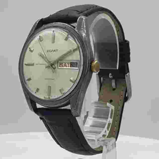 Vintage LeGant 3-3622 Day Date Men's Automatic Wristwatch AS 1745 Swiss