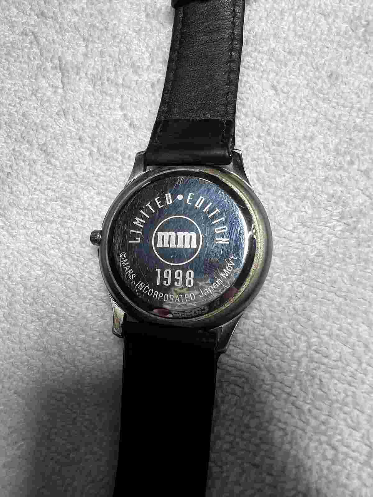 M&M’s Official Candy of the New Millennium Analog Watch (1998)- Tested and Works