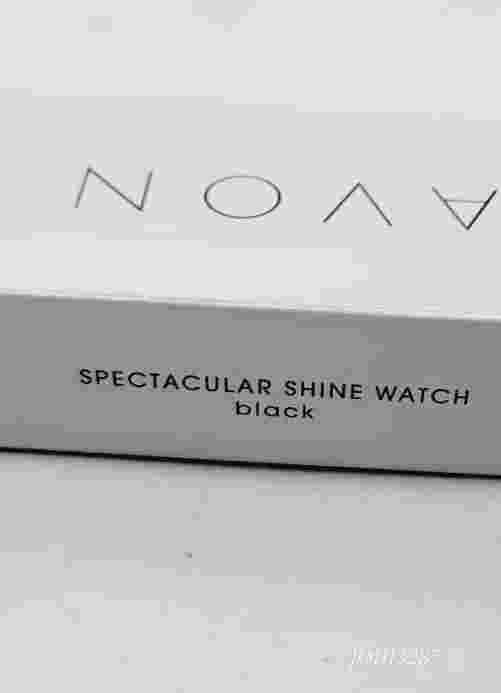 Avon 2014 Dramatic Bling Watch - Silvertone Vintage old stock