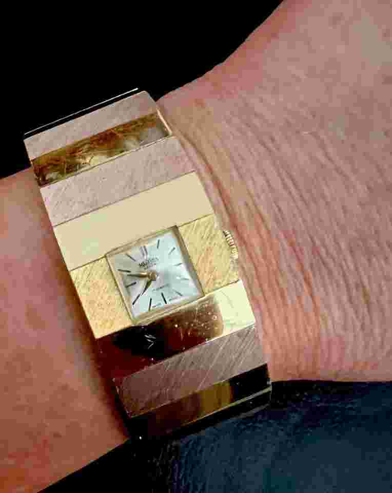 Vintage Medana Gold Plated Bracelet  Watch, Stunning Handwind Rare