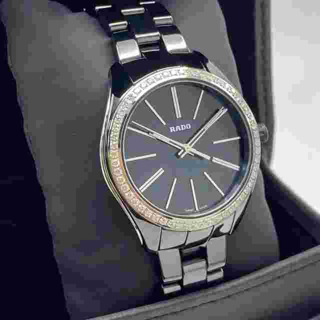 Rado Women's Hyperchrome 36mm Black Ceramic Band & Case Quartz Watch R32312152