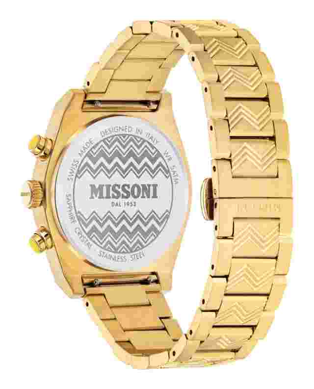 Missoni Gold Womens Chronograph Watch Active MWKC00522