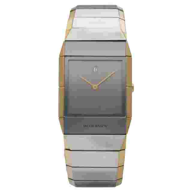 Jacob Jensen Sapphire Series 553 Stainless Steel Rectangle Quartz Men's Watch