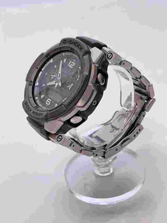 CASIO G-SHOCK Solar Digital Analog Khaki Watch Excellent JAPAN