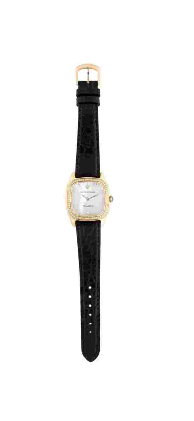 DAVID YURMAN 18K GOLD DIAMOND WATCH