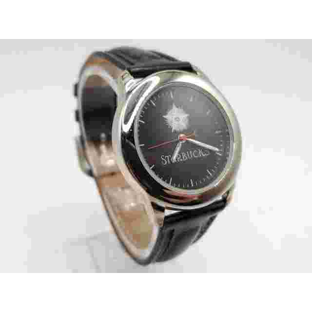 Vintage Starbucks Watch Women New Battery Black Dial M.C & Europa 34mm