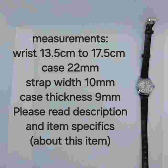 Orion De Luxe Watch Ladies Mechanical Classic Swiss Made Silver Tone Working