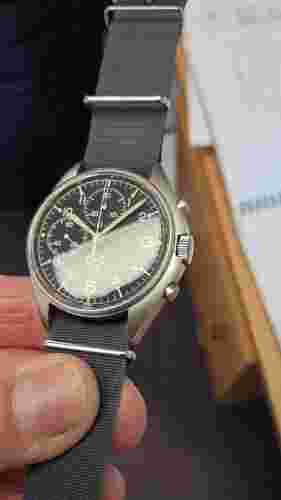 CWC RAF Pilots Mechanical Chronograph Valjoux 7765. Just Been Serviced