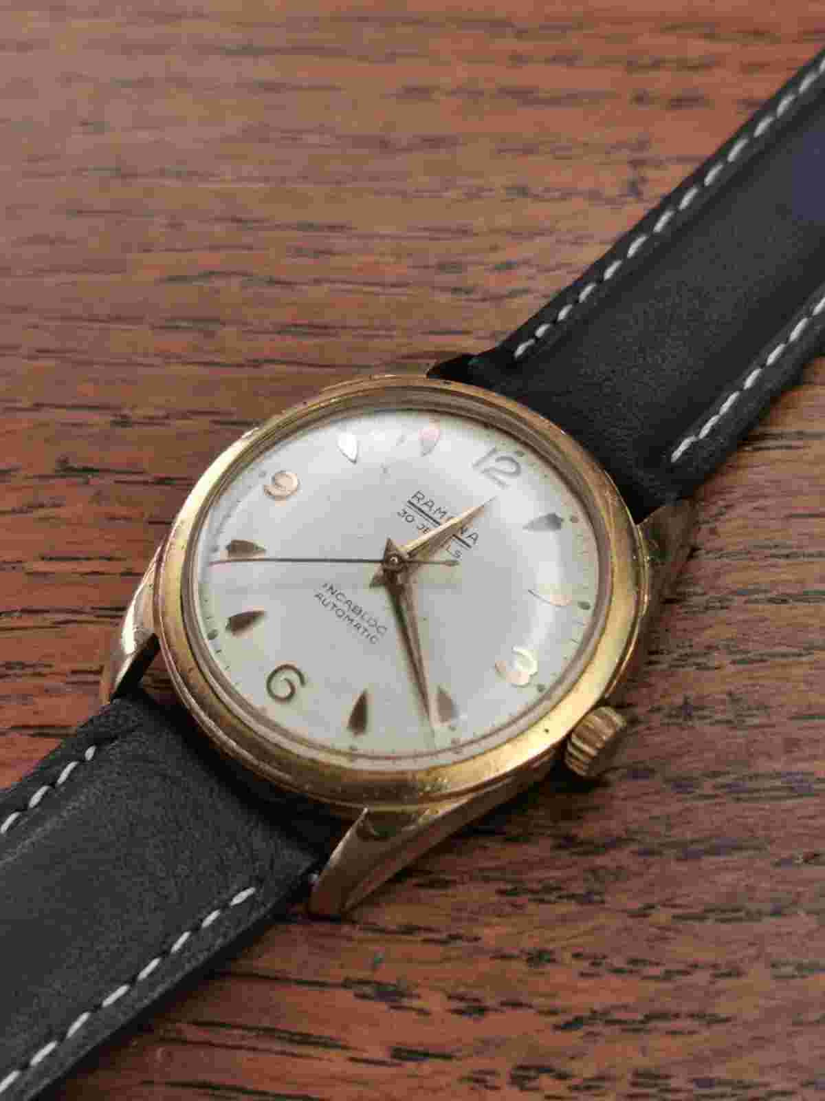 1950s Ramona, Felsa 4000N, Mens Gold Plated Automatic Dress Watch, Keeping Time