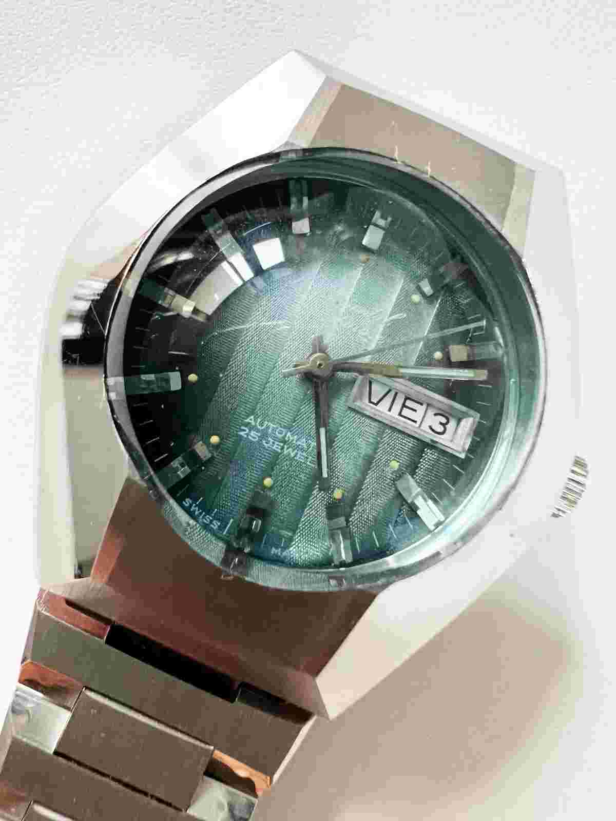 MONUMENTAL - Automatic Vintage 25 Jewels Incabloc 70-80s - NOS - Swiss Made