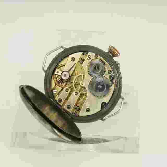 UNION HORLOGERE Military Wrist Watch Men's no fusee duplex chronometer repeater