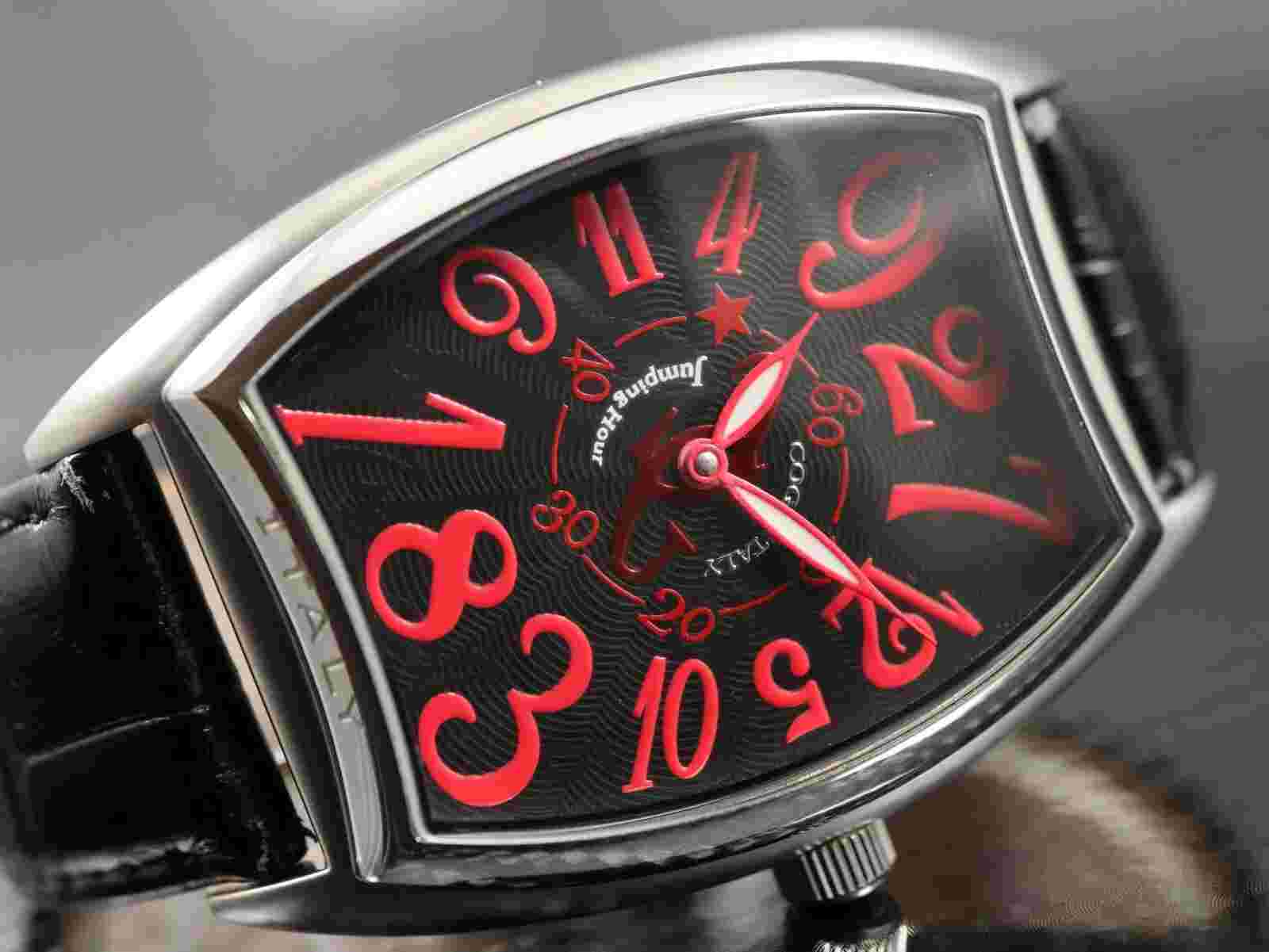 COGU ITALY TONNEAU JUMPING HOUR Automatic Watch