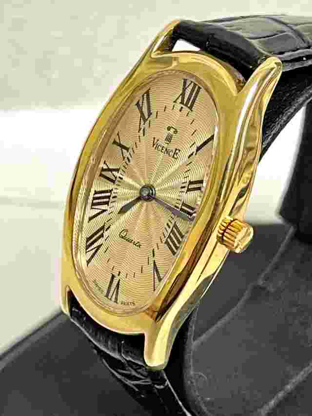 Rare Vicence Watch Swiss Ladies 14K Yellow Solid Gold