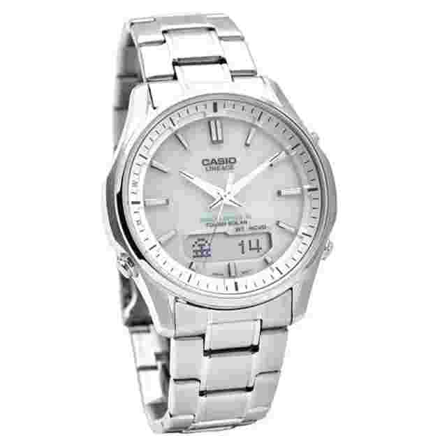 CASIO Watch LINEAGE LCW-M100DE-7AJF White Dial Solar Atomic Radio Analog Digital