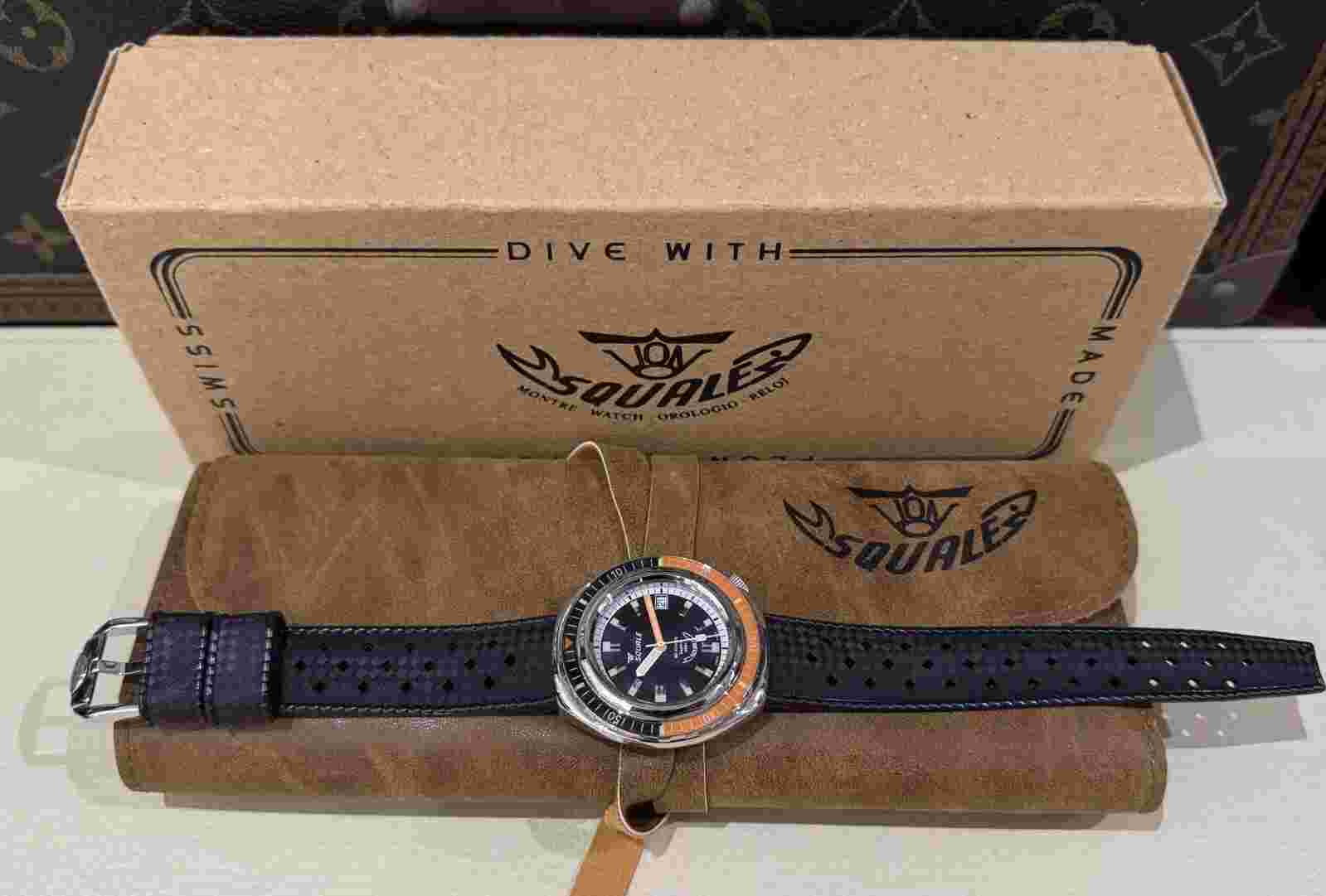 Feb 2025 Squale 2001 Heritage 1972 Antarctic Expedition 600m Watch + Box & Docs
