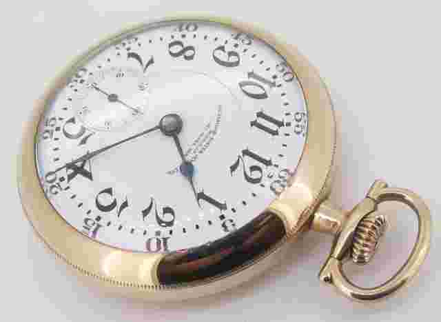 .Rare 1912 Illinois Bunn Special 26 Jewel Gold Filled OF Railroad Pocket Watch