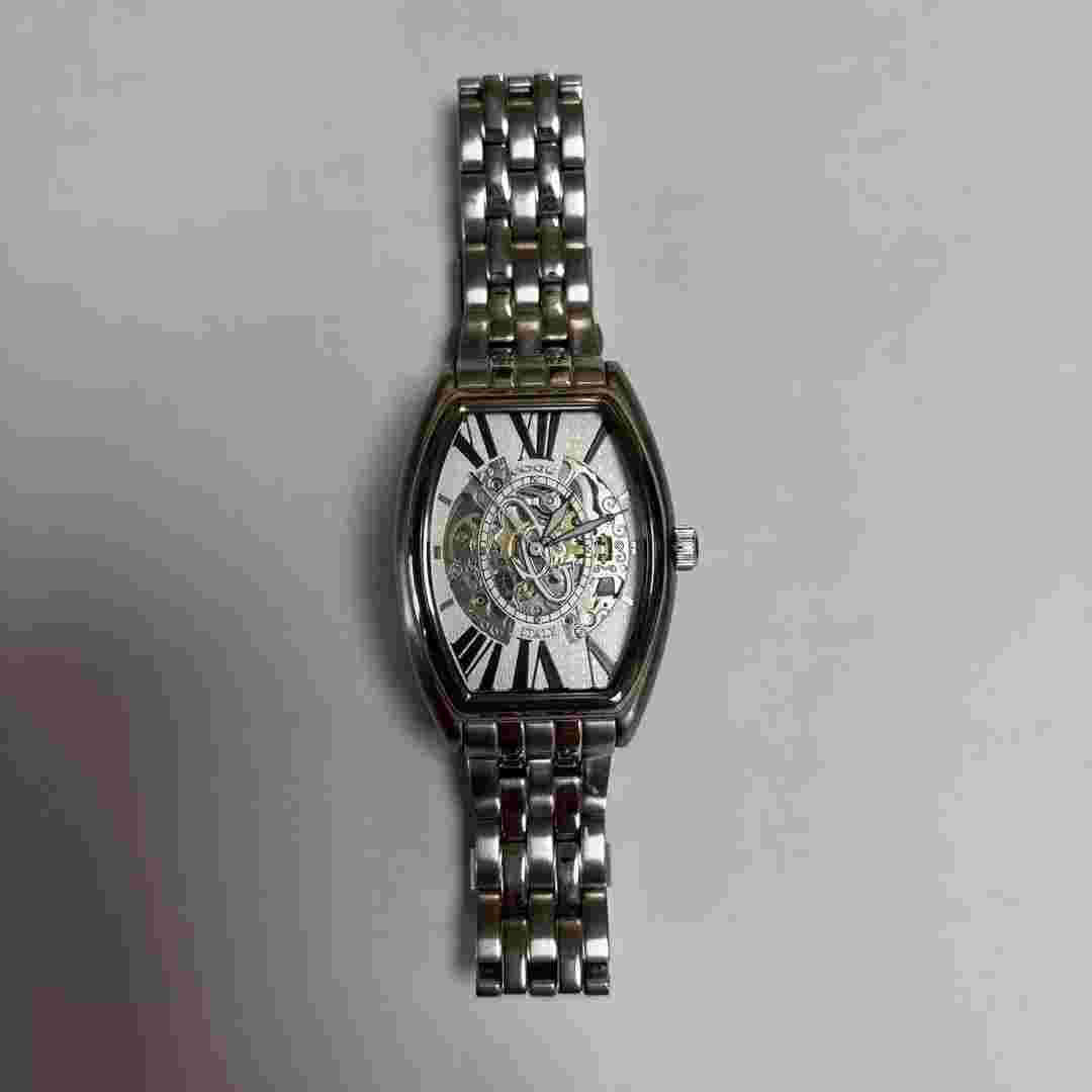 Cog Watch Skeleton Dial White Automatic Vintage Men's Watch Used